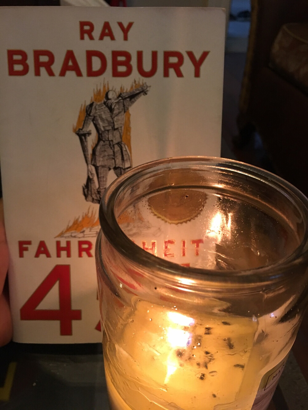 Fahrenheit 451 by Ray Bradbury. Simon & Schuster Paperbacks. ISBN: 978-1-4516-7331-9