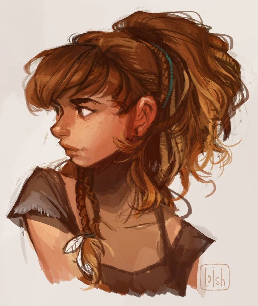 荷兰插画艺术家 Lois van Baarle 一组人像插画
loish.net ​​