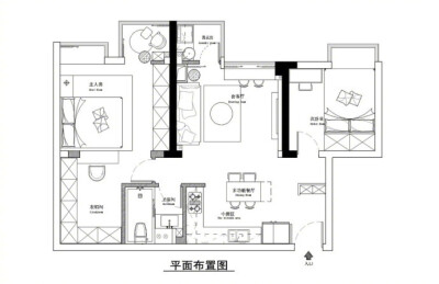 #30天家居挑战# 三室两厅的85平米电梯公寓，开阔明亮轻松的空间，讲究空间实用性、收纳性和美观性。 ​​​​ @微博家居 ​