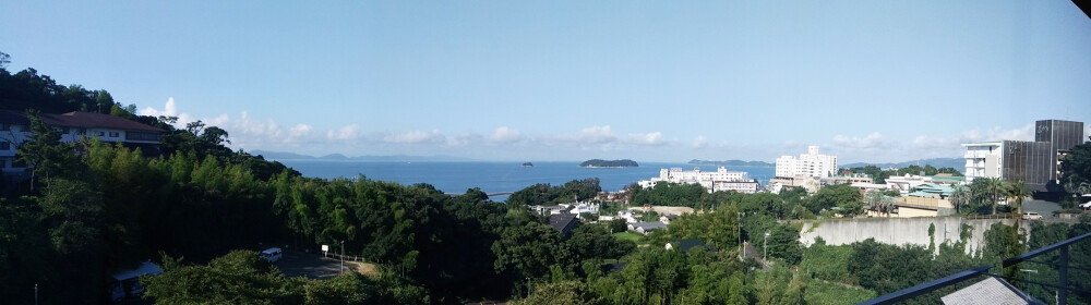 日本 公園 街景 天空 全景