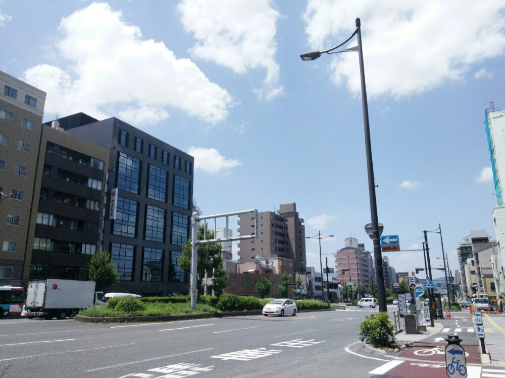 日本 公园 街景 天空 全景