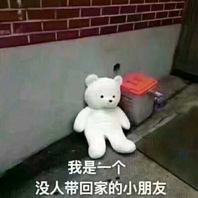 我是一个
没人带回家的小朋友