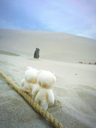 青海湖，鸣沙山，月牙泉