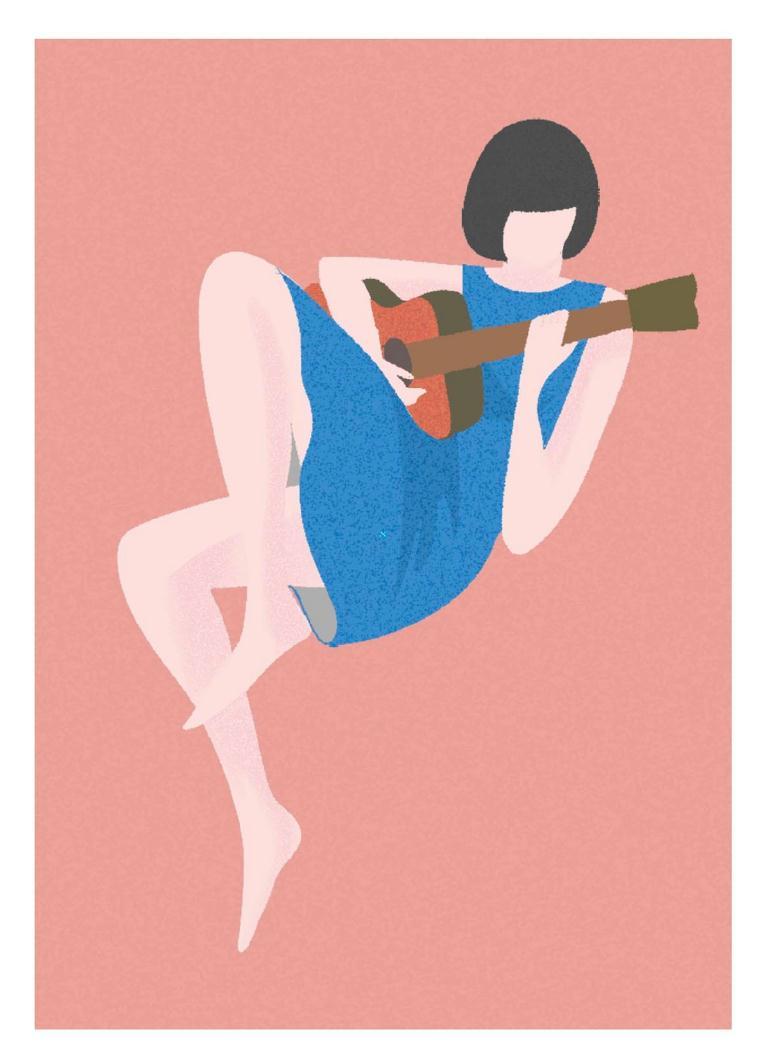 日本插画师akiramuracco简洁可爱的插画作品67