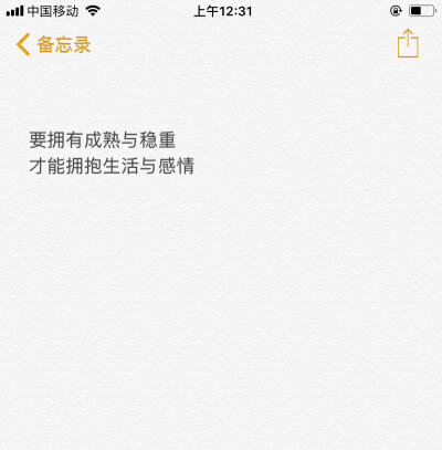 成熟与稳重