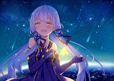 星空下的流星雨
