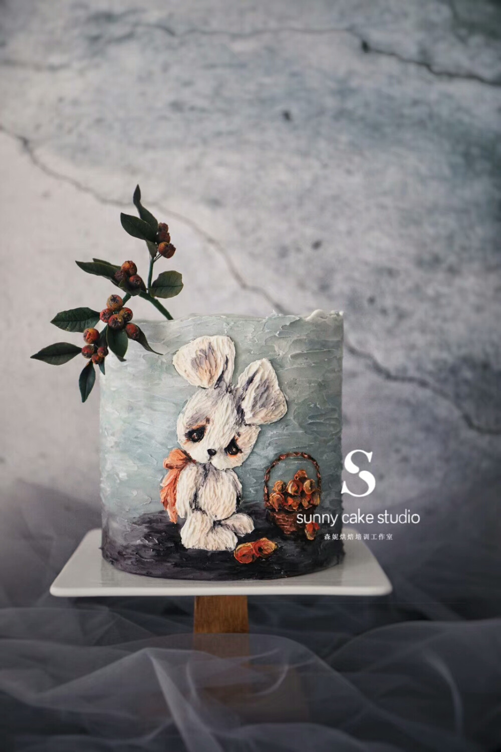 浮雕，油画蛋糕