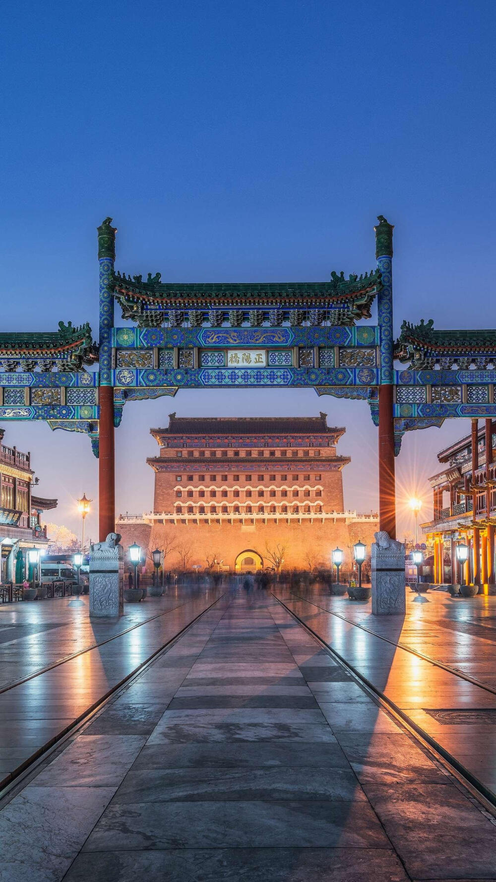 北京——前门大街：北京著名的商业街，位于… - 高清图片，堆糖，美图壁纸兴趣社区