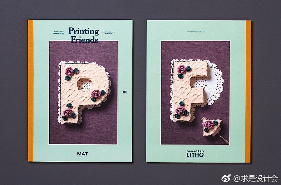 Printing Friends杂志版面设计。#求是设计会# ​