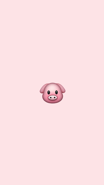 粉色壁纸 猪