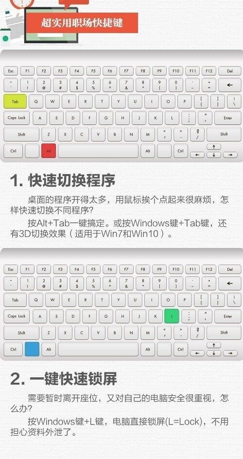 干货！手把手教你职场实用快捷键！ ????