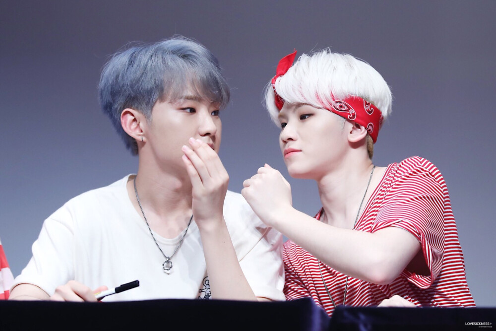 李知勛&權順榮.
Woozi&Hoshi.
Hozi.