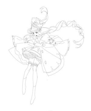 临摹线稿. 丨虎斑收录