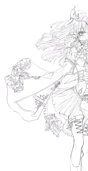 临摹线稿. 丨虎斑收录