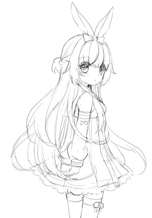 临摹线稿. 丨虎斑收录