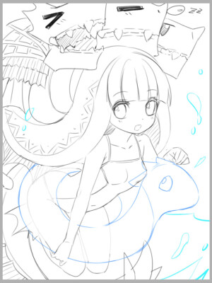 临摹线稿. 丨虎斑收录