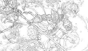 临摹线稿. 丨虎斑收录