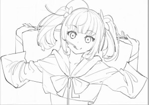 临摹线稿. 丨虎斑收录