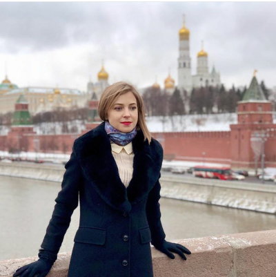 克里米亚总检察长娜塔莉亚•波克隆斯卡娅（Natalia Poklonskaya）。侵删图片来自ins