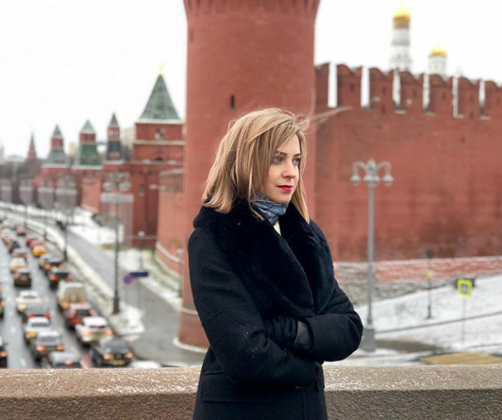 克里米亚总检察长娜塔莉亚•波克隆斯卡娅（Natalia Poklonskaya）。侵删图片来自ins