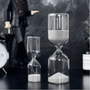 ins北欧风创意家居软装饰品客厅摆设现代简约玻璃沙漏计时器摆件