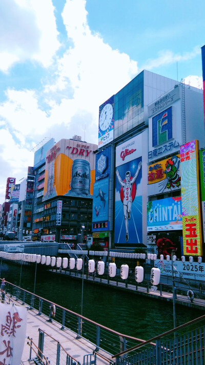 日本街景 通天阁 pocky发源地 道顿堀