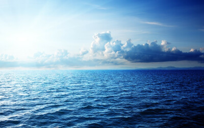 General 2880x1800 clouds oceans water sunlight