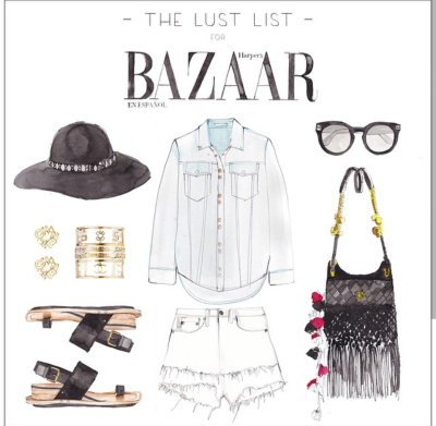 时尚插画 the lust list