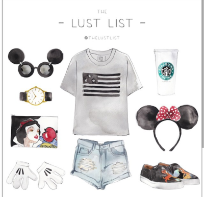 时尚插画 the lust list