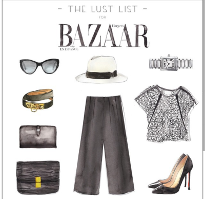 时尚插画 the lust list