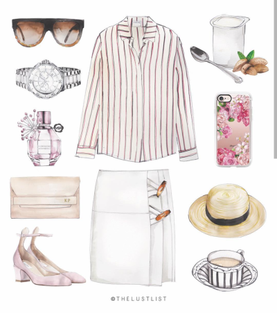 时尚插画 the lust list