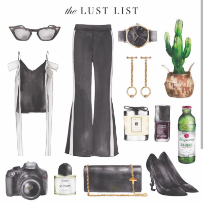 时尚插画 the lust list