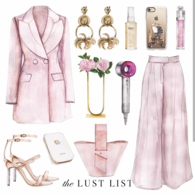 时尚插画 the lust list