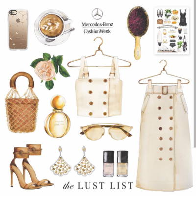 时尚插画 the lust list