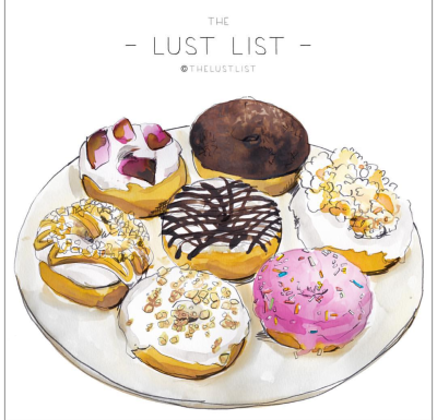 美食插画 thelustlist