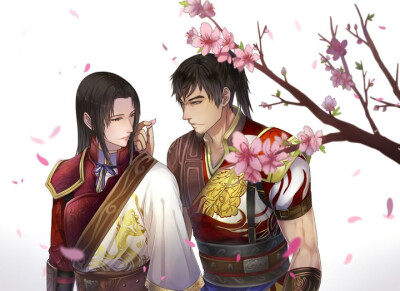 孙伯符＆周公瑾
#侵删致谢#图片来自于百度贴吧