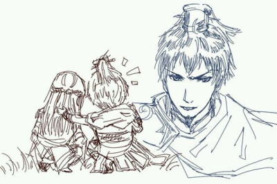 孙伯符＆周公瑾
#侵删致谢#图片来自于百度贴吧