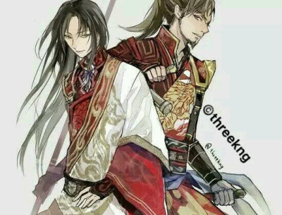 孙伯符＆周公瑾
#侵删致谢#图片来自于百度贴吧