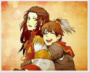 孙伯符＆周公瑾
#侵删致谢#图片来自于百度贴吧