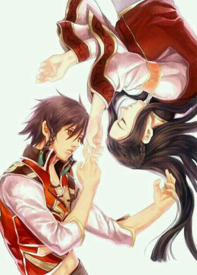 孙伯符＆周公瑾
#侵删致谢#图片来自于百度贴吧