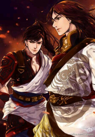 孙伯符＆周公瑾
#侵删致谢#图片来自于百度贴吧