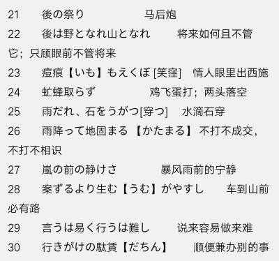 日语谚语
来自「日语学习网」