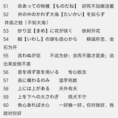 日语谚语
来自「日语学习网」