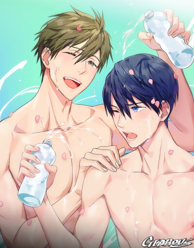 #二次元##真遥真##free!男子游泳部##橘真琴##七濑遥##青梅竹马##幼驯染#