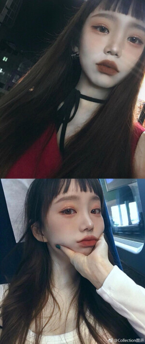 卷发 发色和刘海