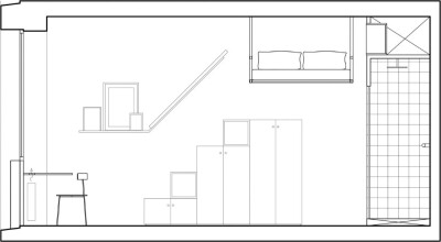 ‍‍此项目是荷兰鹿特丹伊拉斯姆斯大学的新生宿舍
公寓是一幢办公大楼改造而成
有 218 间宿舍，每间宿舍面积大约为 18㎡，全部采用小户型家居生活的原则来设计。
宿舍整体很简洁，有客餐厅、厨房、浴室、卧室、书桌…