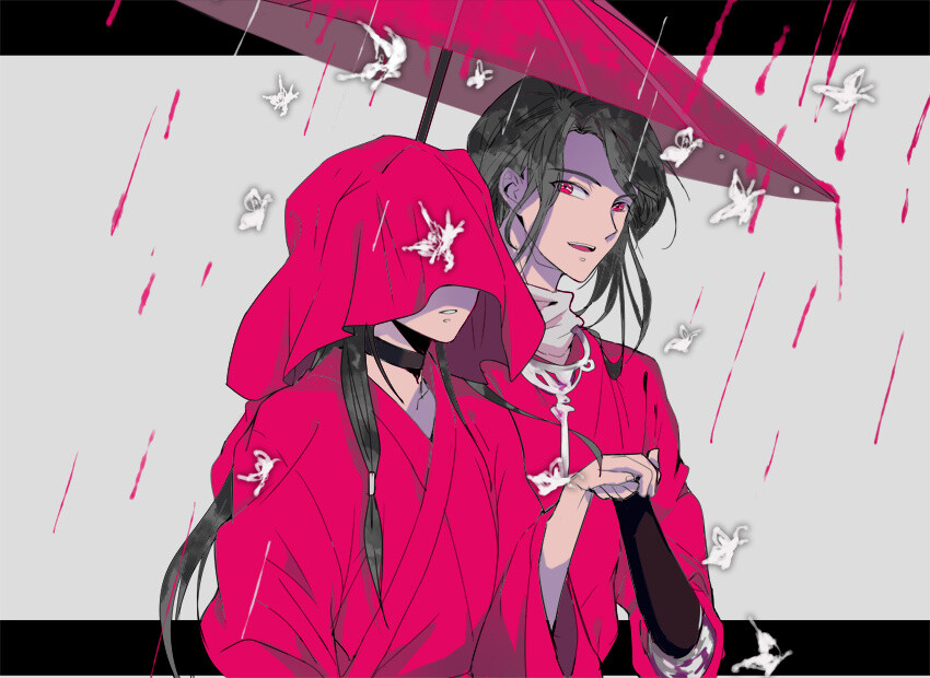 @山濑-谷集病G5: #花怜##天官赐福# 画一画血雨探花_(´ཀ`」 ∠)__ ​​​