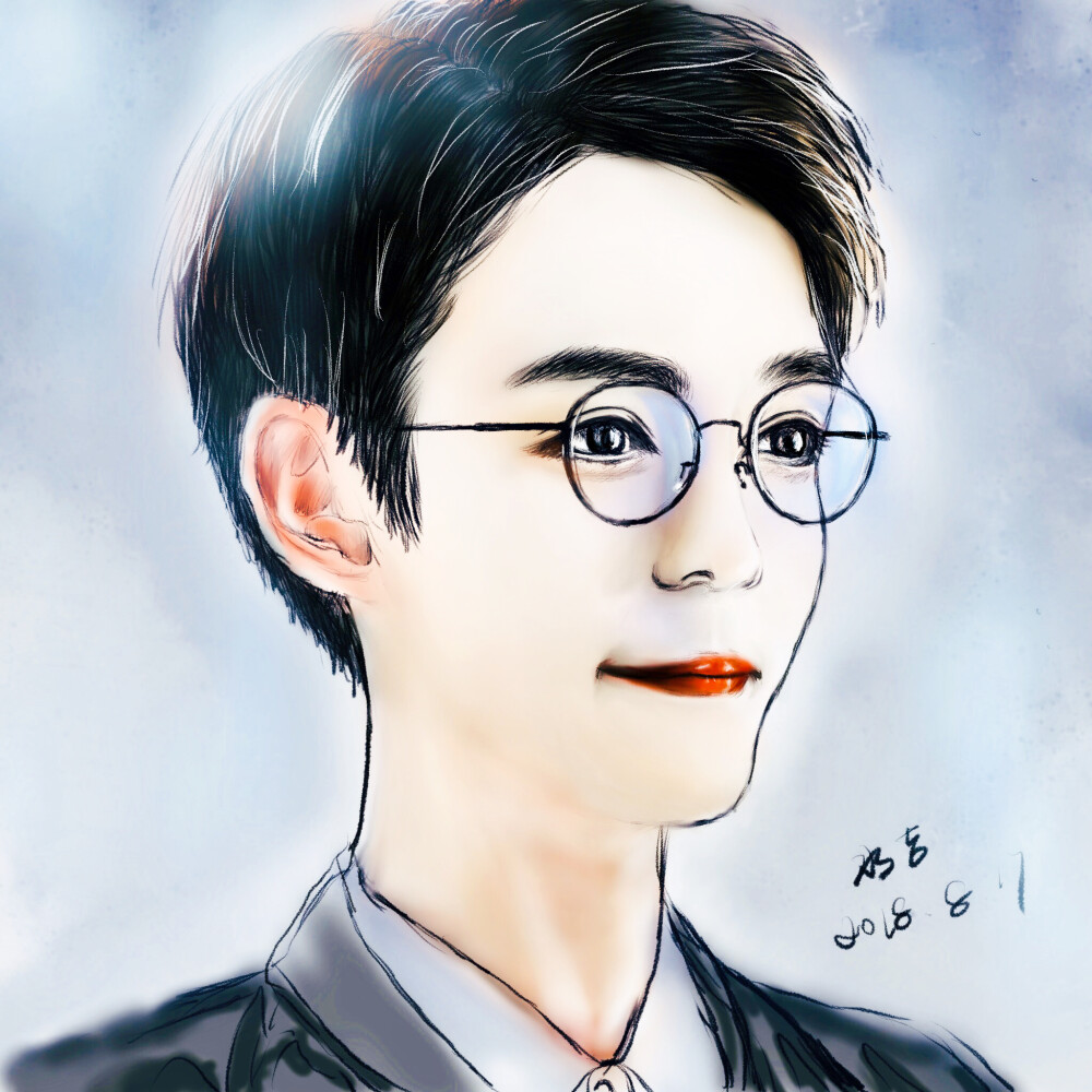 画了个沈巍居老师