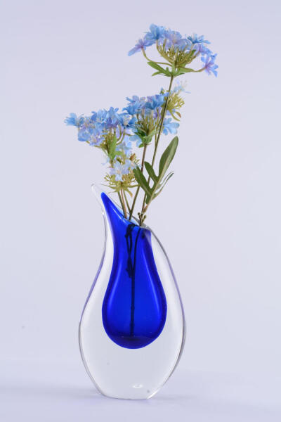 Chinese Suppliers Hand Made Coloured Glaze Glass Vase