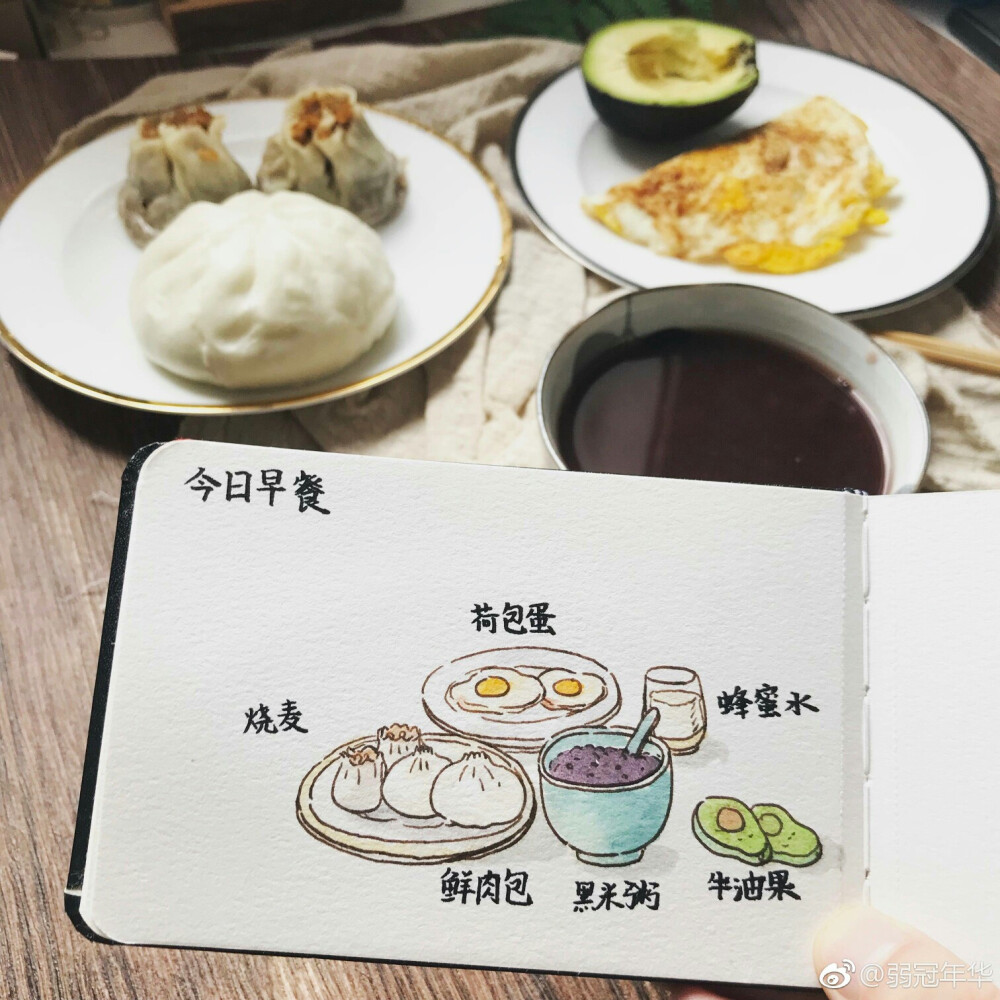 食物 手绘